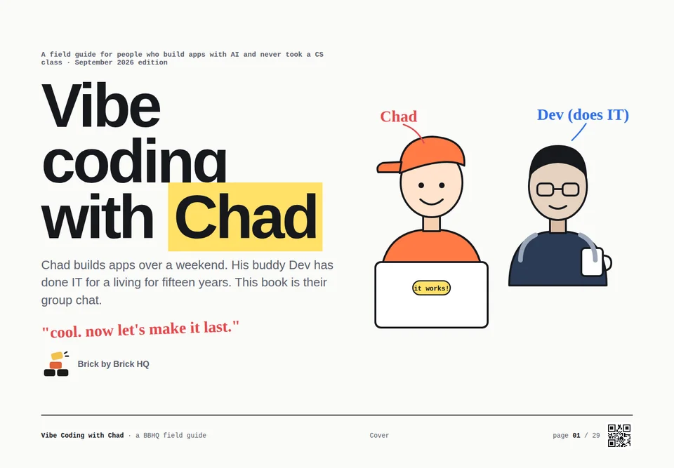 Cover of Vibe Coding with Chad